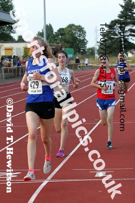 1500 metres, 2021 North East Grand Prix 5, Monkton, Wednesday, July 21st. Photo: David T. Hewitson/Sports for All Pics